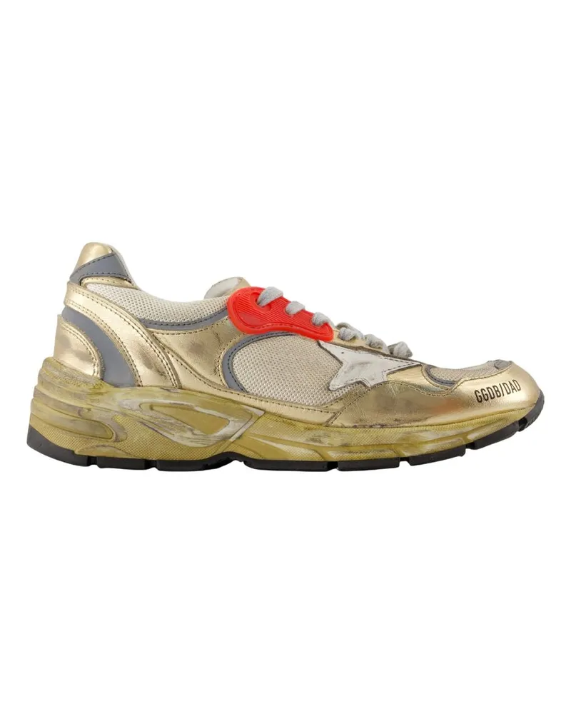 Golden Goose Running Dad Sneakers  Deluxe Marke Leder Gold Gold