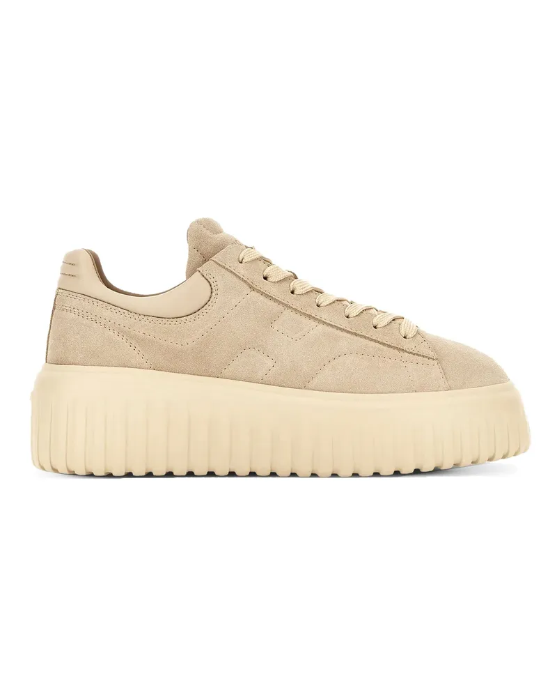 Hogan Sneakers H Stripes Beige Biscotti