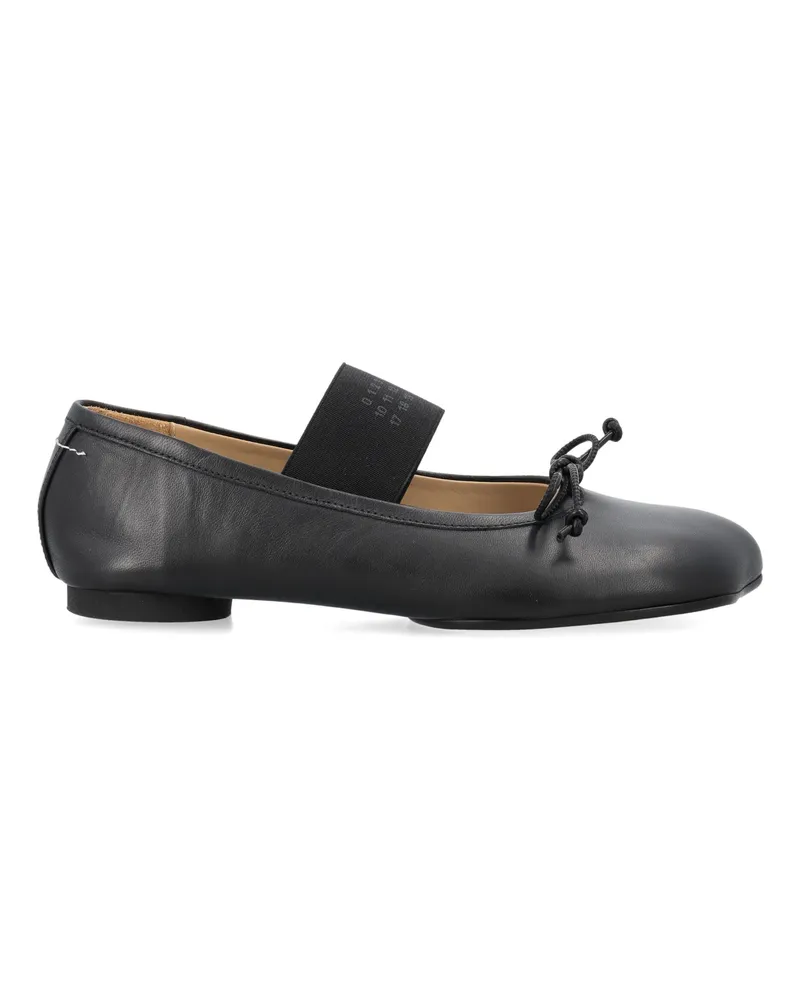 Maison Margiela flache Schuhe schwarz Black