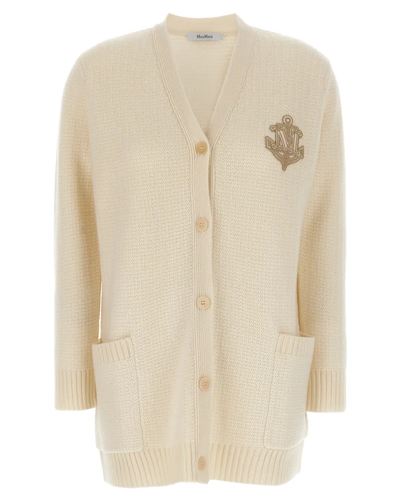 Max Mara Ravello' Strickjacke White