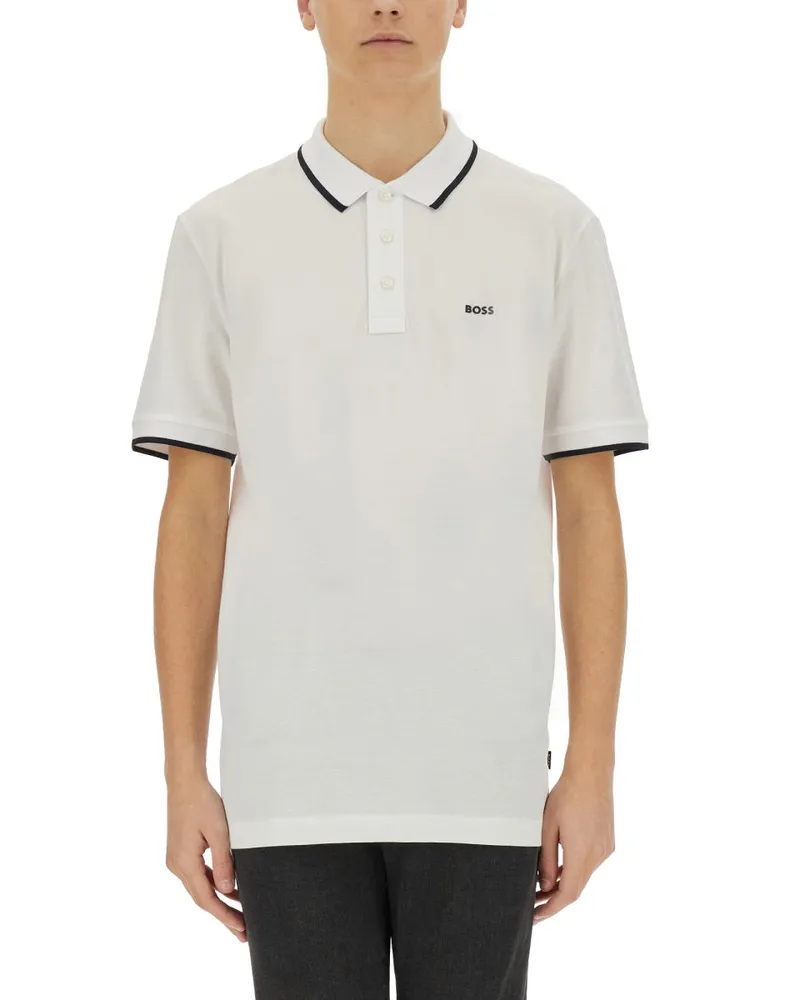 HUGO BOSS Cotton Polo White