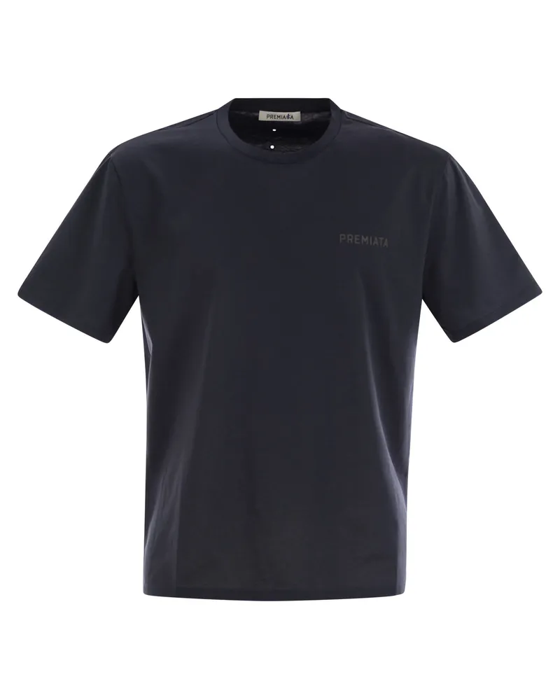 Premiata Cotton Trikot -T -Shirt Blue