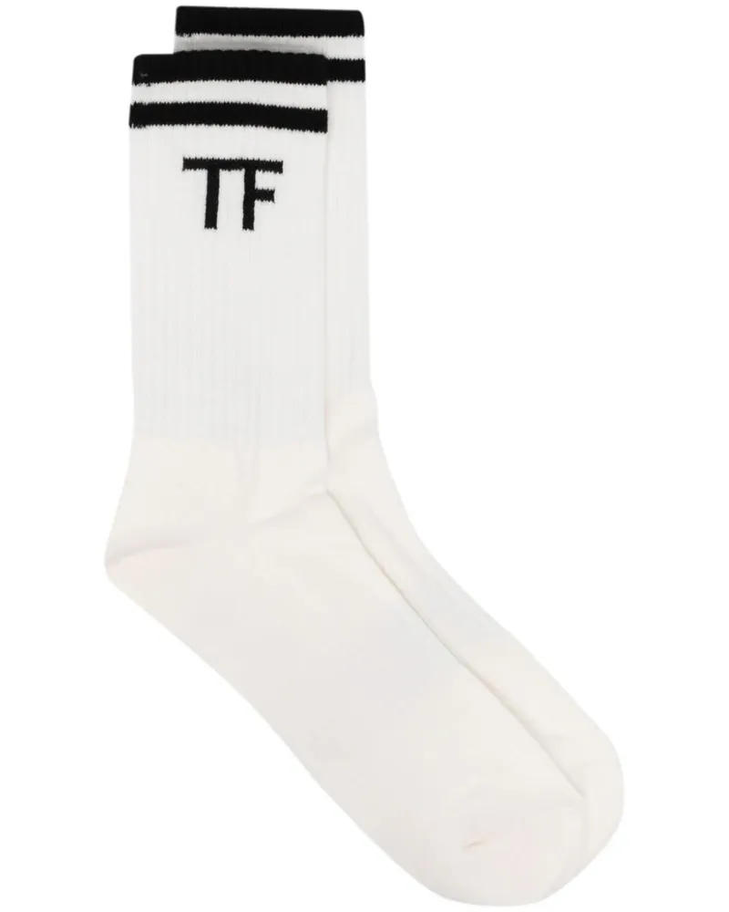 Tom Ford Socken mit Jacquard Monogramm Combo