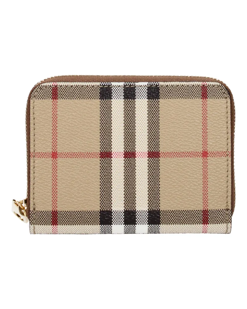 Burberry Dokumenthalter Frauen Stoff beige/hellbraun -