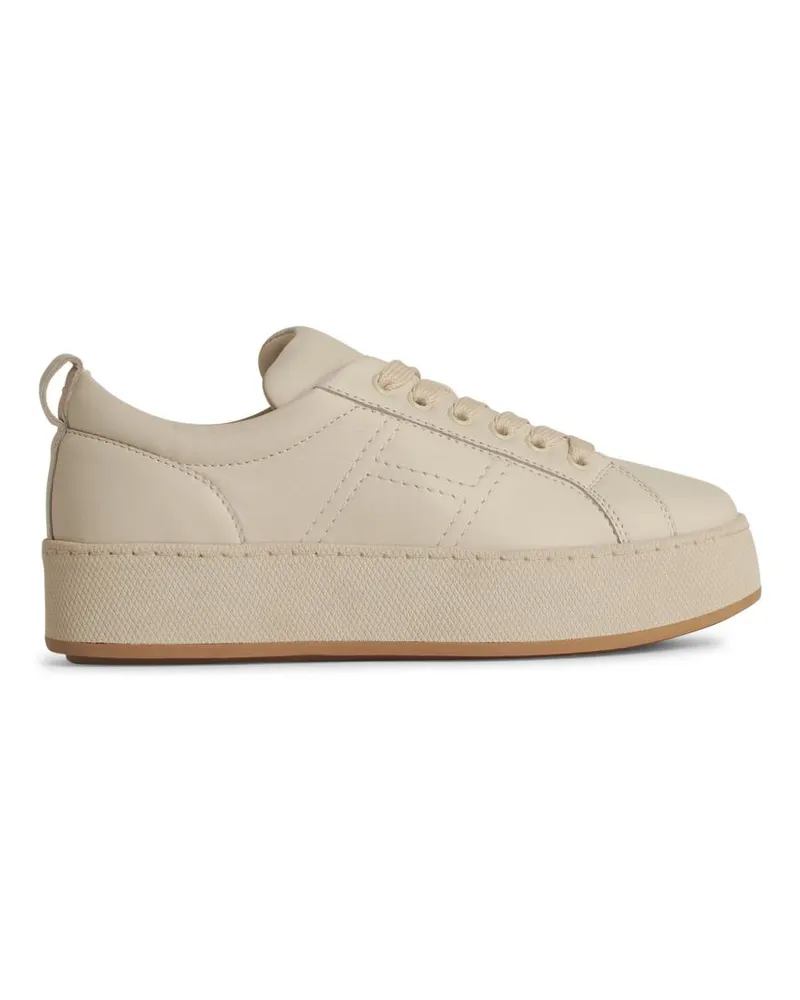 Hogan H681' beige Lear Sneakers Beige