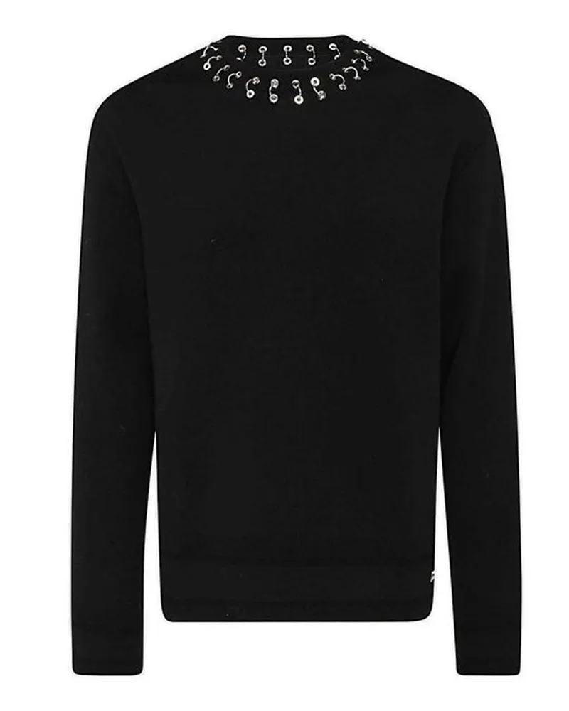 Givenchy Hoop detaillierter Ausschnittspringer Schwarz