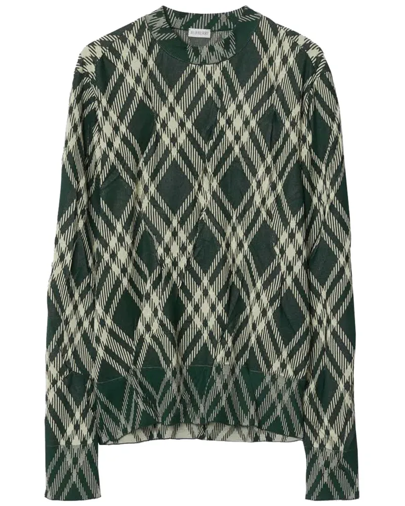 Burberry Pullover Check Green