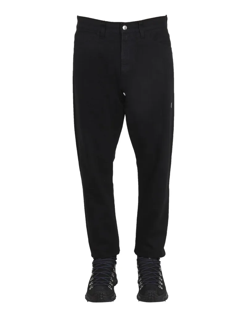 Moncler Cotton Denim Jeans 7 Moncler billmt Hiroshi Fujiwara Black