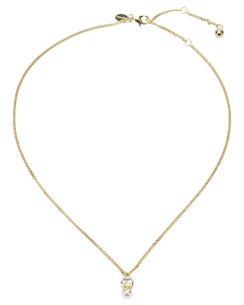 Jimmy Choo Jc Pearl Cube“ Halskette Gold