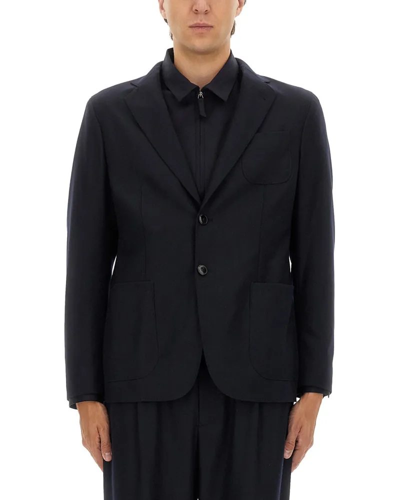 Giorgio Armani Cashmere Blazer Blue