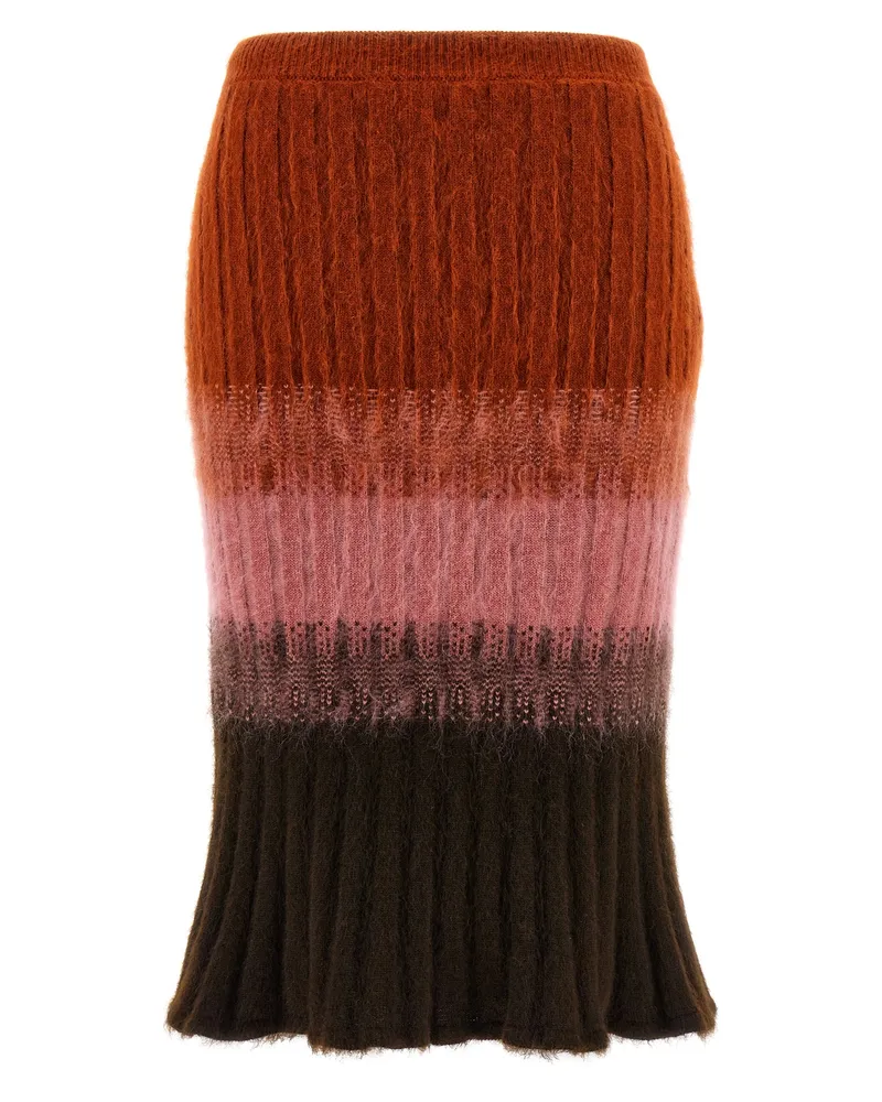 Fendi Wollrock Multicolor