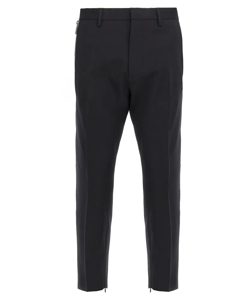 Dsquared2 D2 Hauptquartier dünne Techno -Hosen Black