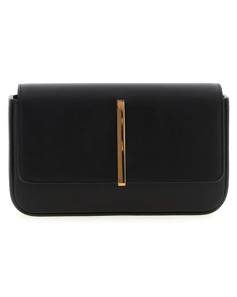 TOD'S Tod 's Mini -Leder -Schultergurt Black