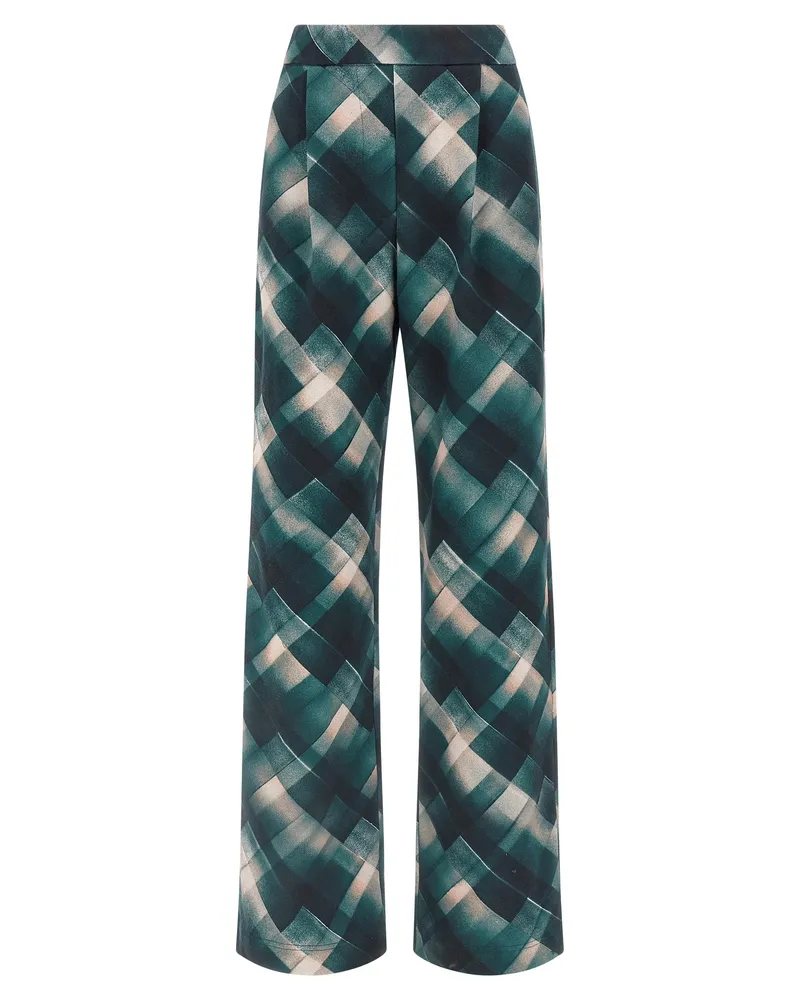 Dries van Noten Trocknen van an 'Hartia Tris' Hosen Green