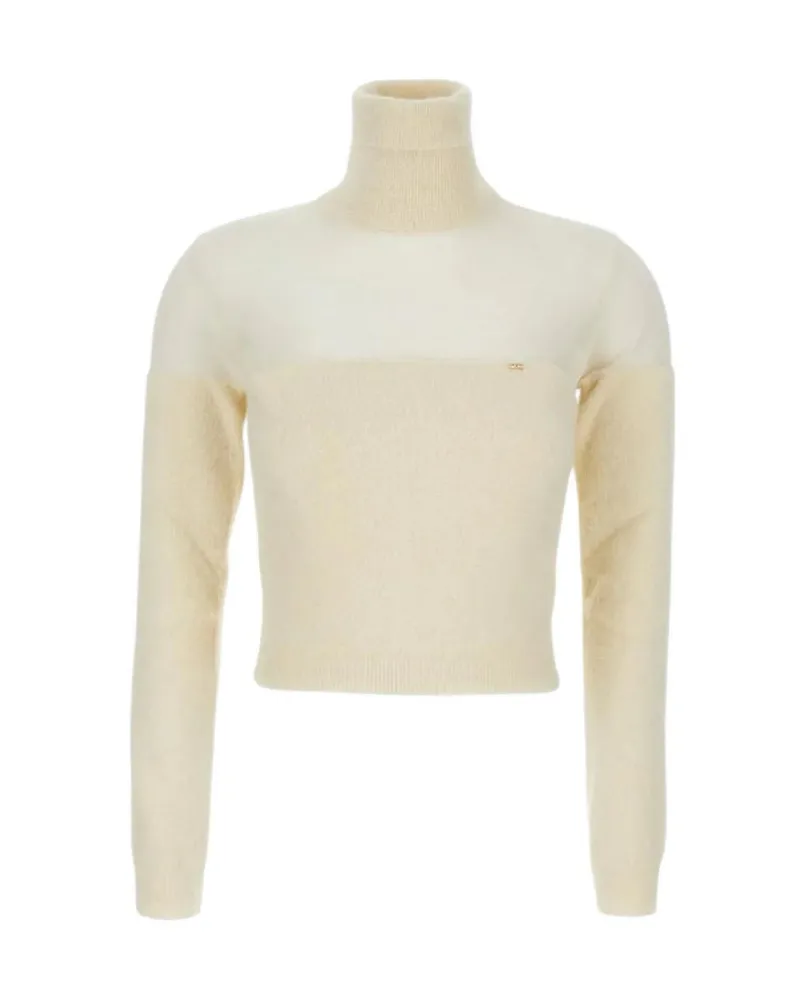 Elisabetta Franchi Kurzer Rollkragenpullover von Latte