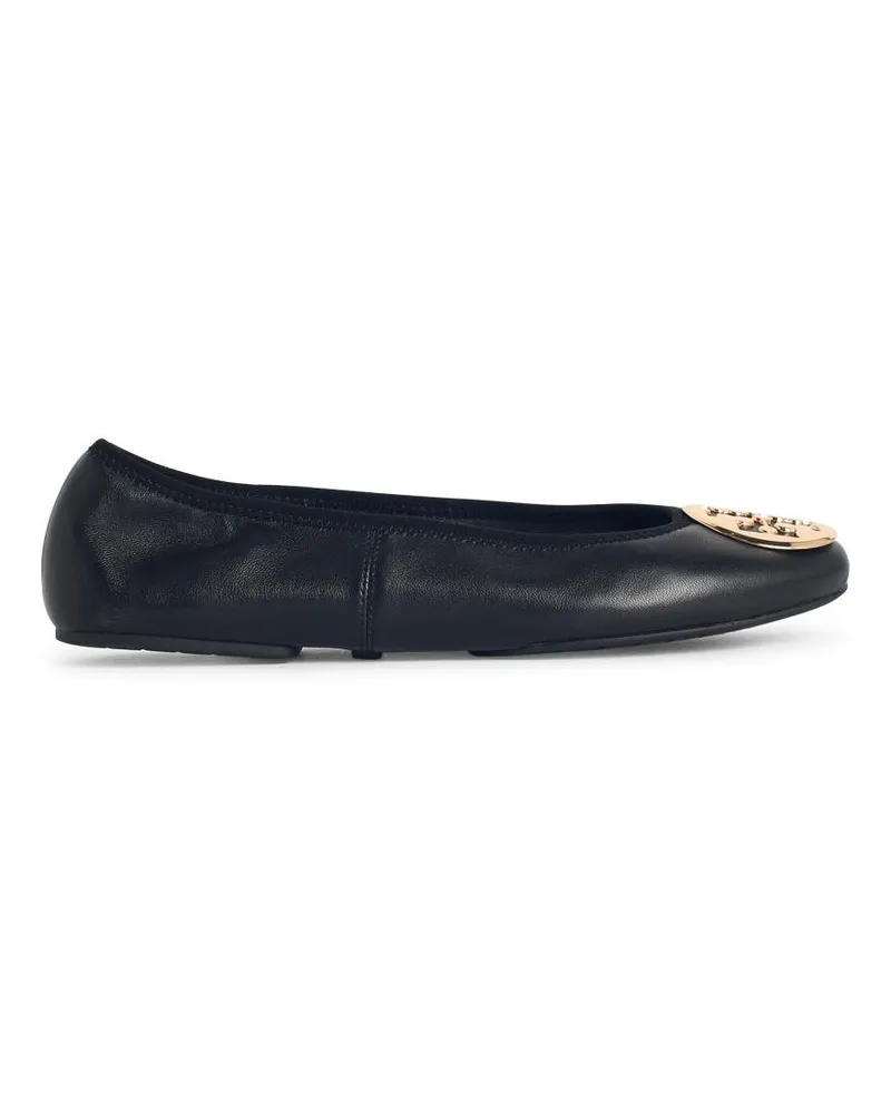 Tory Burch Minnie' Black Lear Ballet Flats Black