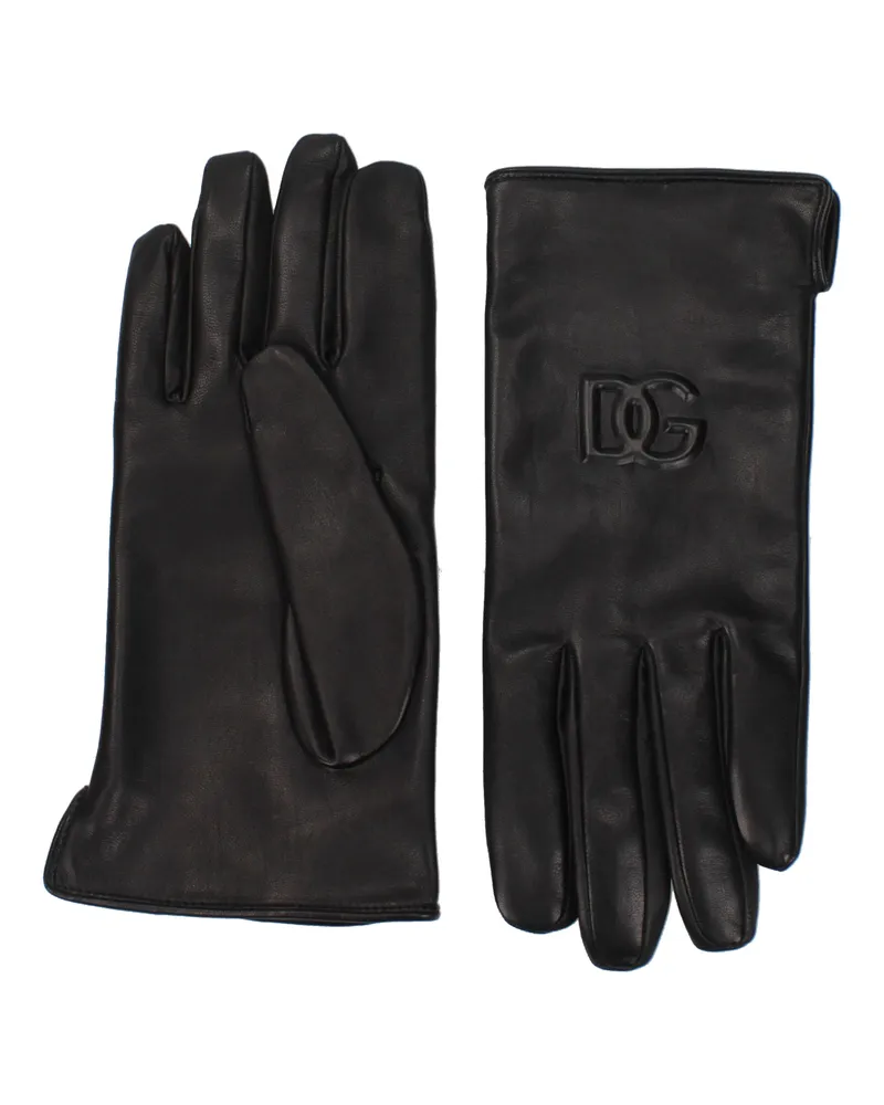 Dolce & Gabbana Dolce&Gabbana Herrens Handschuhe Leder Schwarz -