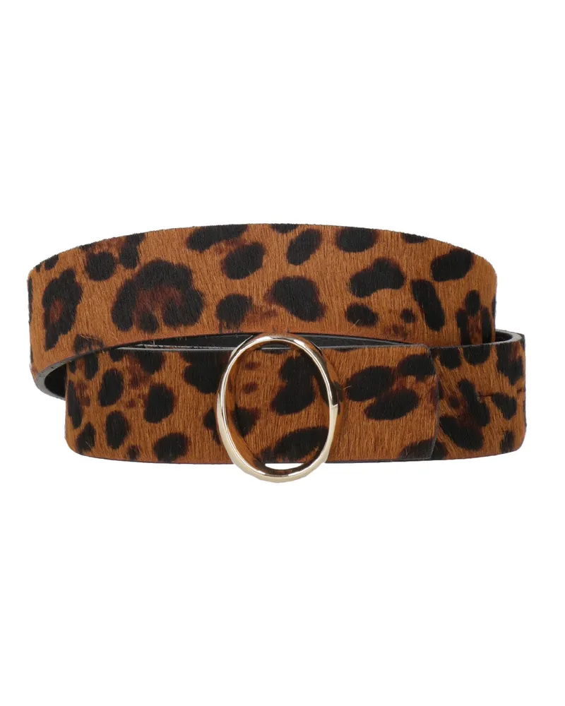 Orciani Gürtel Leopardo+nero