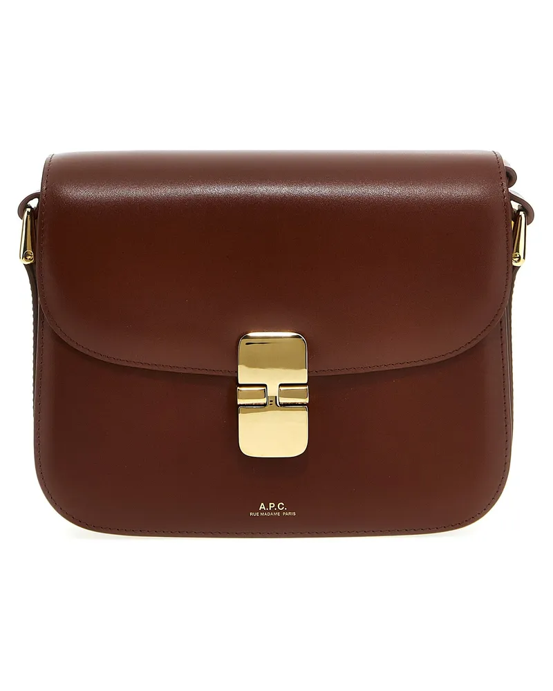 A.P.C. Grace Small" Crossbody Bag Braun