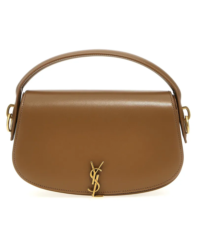 Saint Laurent Voltaire“ Umhängetasche Brown
