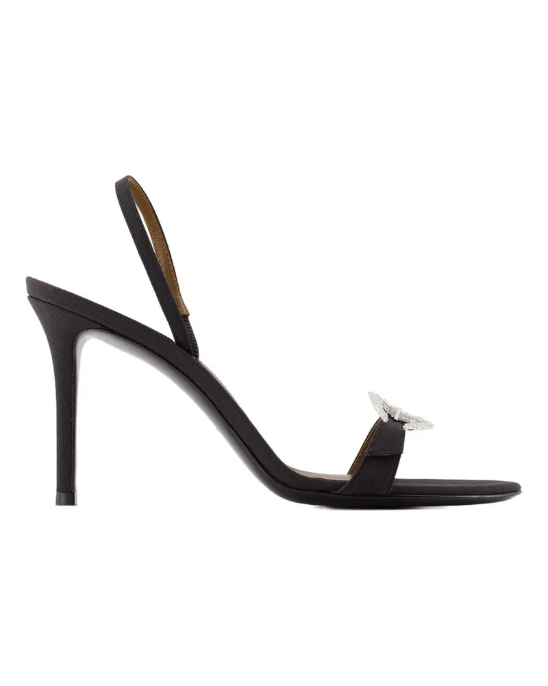 Giuseppe Zanotti Ludhovica Mignon 90 Sandalen  Leder schwarz Black