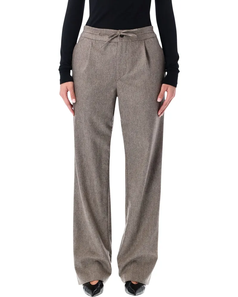LOULOU Hosen Taupe
