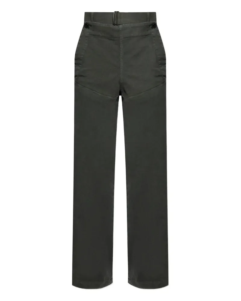 Dries van Noten Trocknen van Note Pennine GD 2043 M.W. Hosen Dgly 803	dark