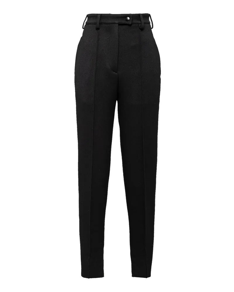 Prada Wollhose Schwarz