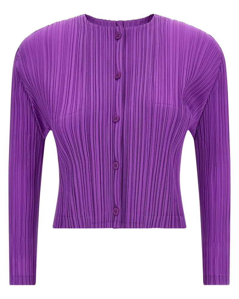 Issey Miyake Falten bitte Issey Miyake 'monatliche Farben: August' Strickjacke Purple