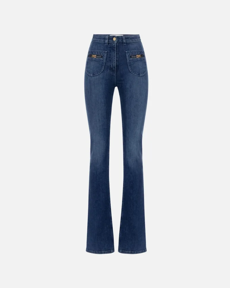 Elisabetta Franchi Jeans mit Jewel Logo Denim