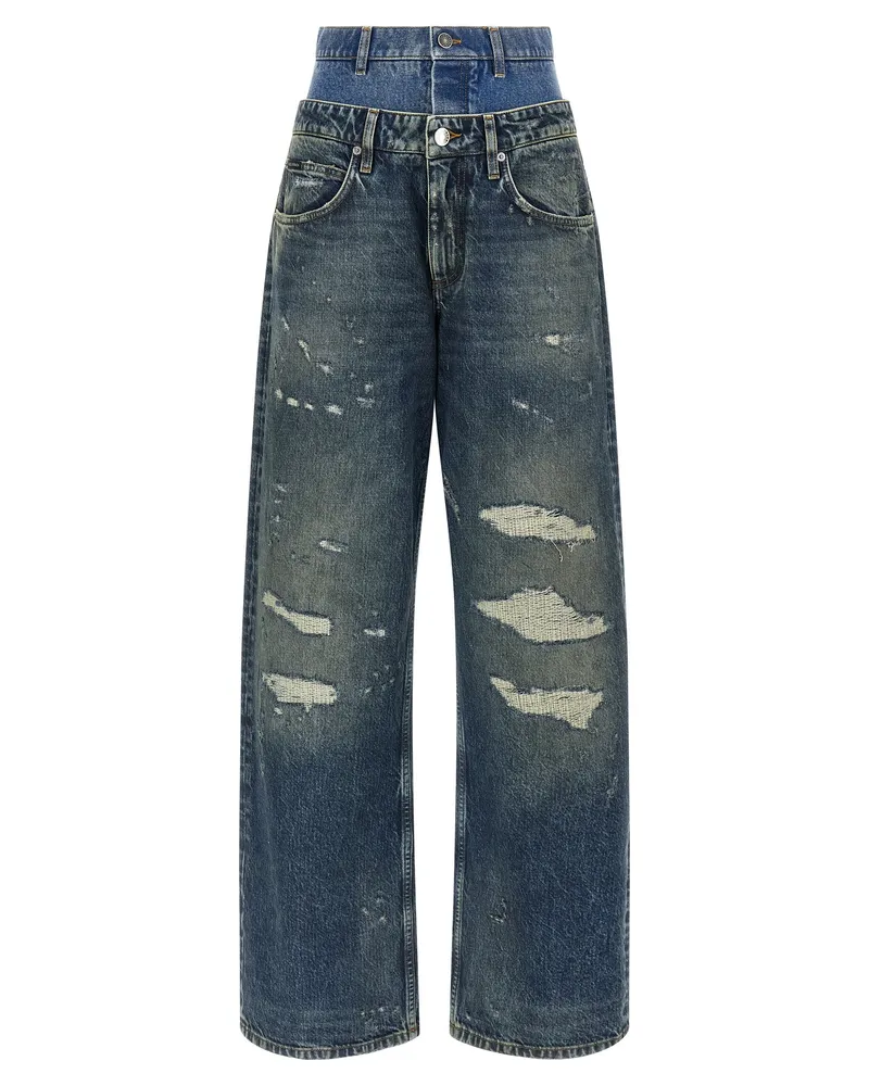 Dolce & Gabbana Doppelschichtjeans Blue