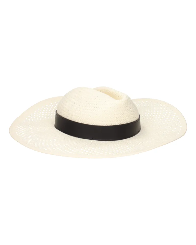 Max Mara Caps Sidney Damen Papierstoff Weiß/Dirty White -
