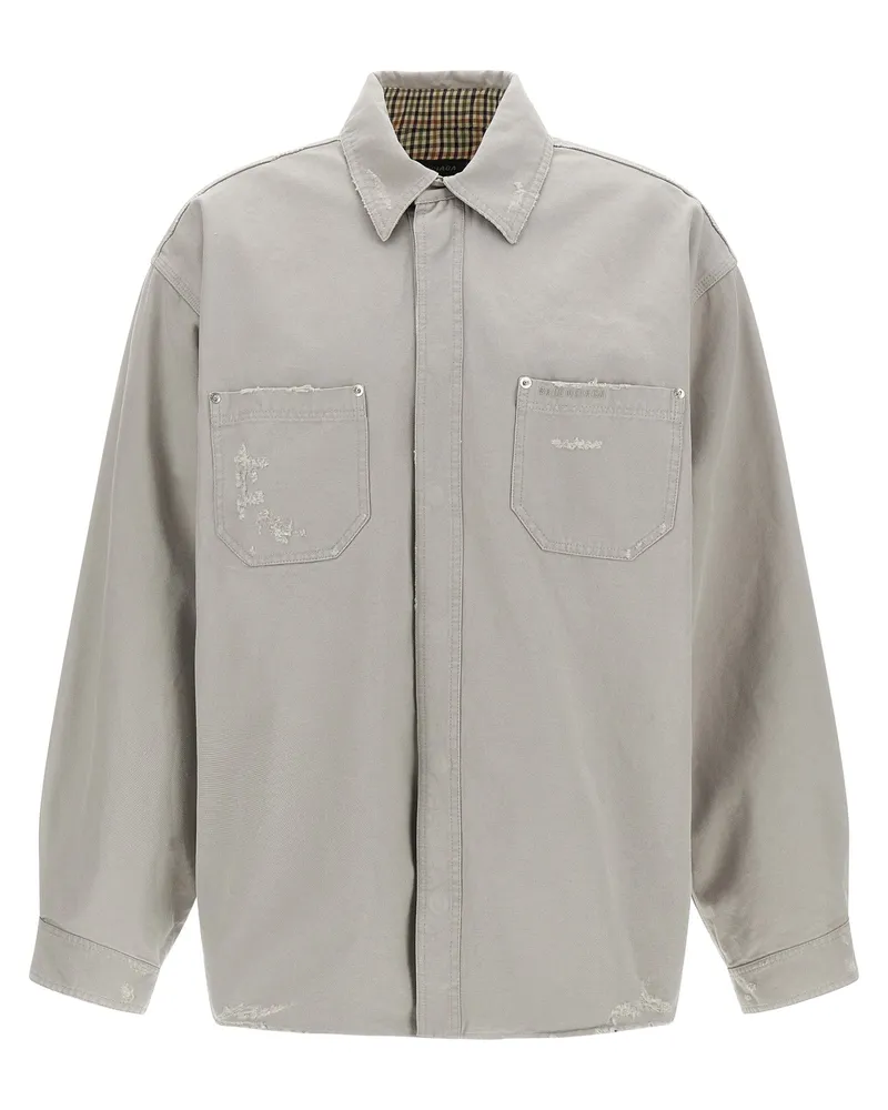 Balenciaga Überhemd „Workwear“ von Gray