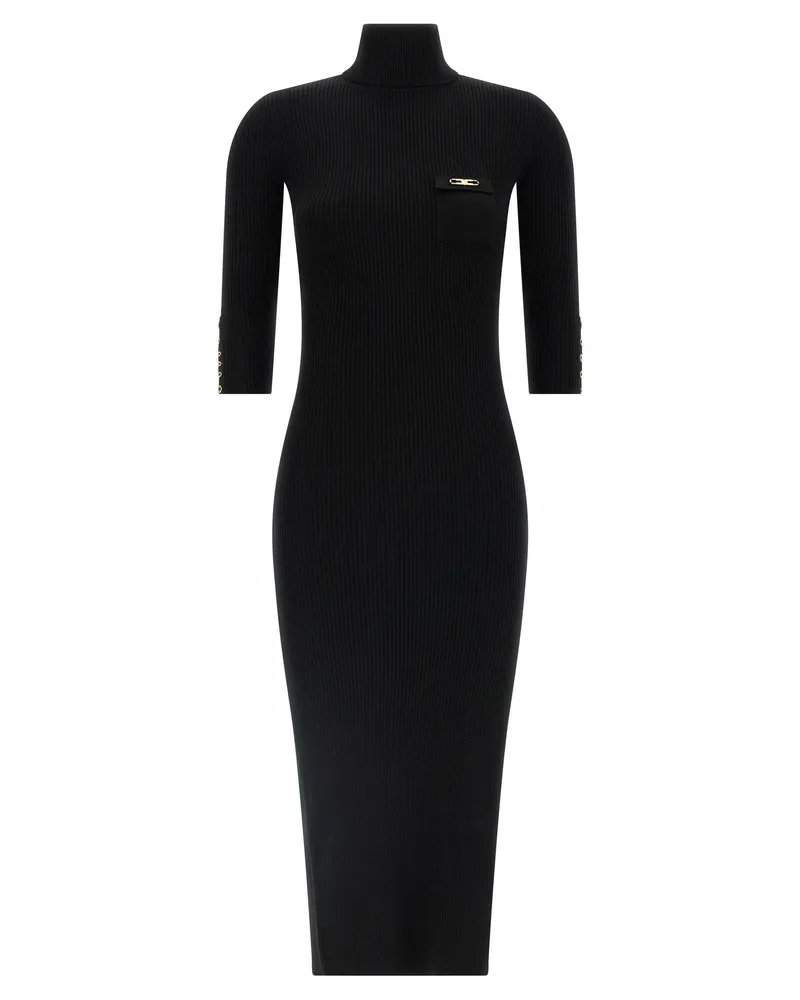 Elisabetta Franchi Strickkleid Black