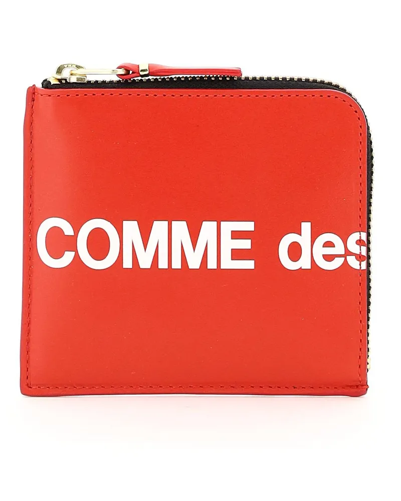 Comme des Garçons Comme des Garcons Brieftasche riesige Logo -Brieftasche Rot