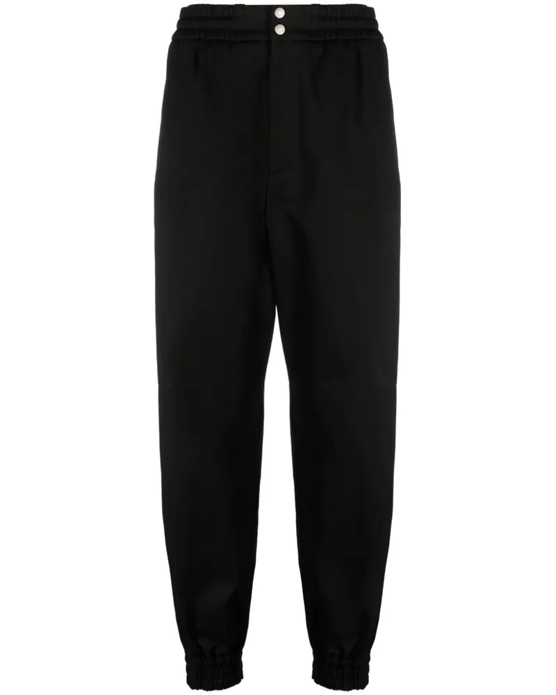 Alexander McQueen Alexander MC Königin Bio -Baumwoll -Cargohose Black