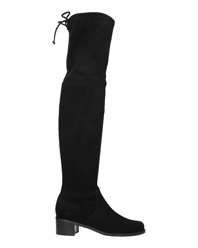 Stuart Weitzman Damens Schwarze Wildlederstiefel -