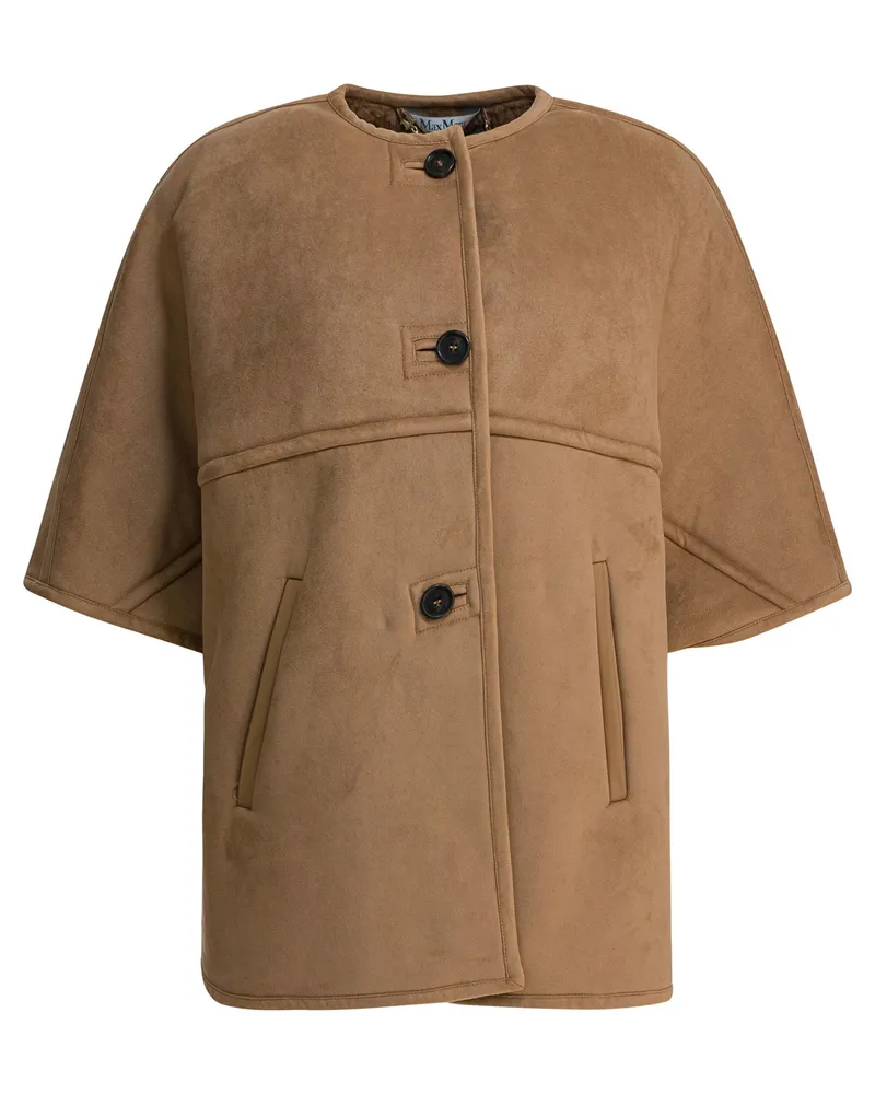 Max Mara Cape in Kamel Brown