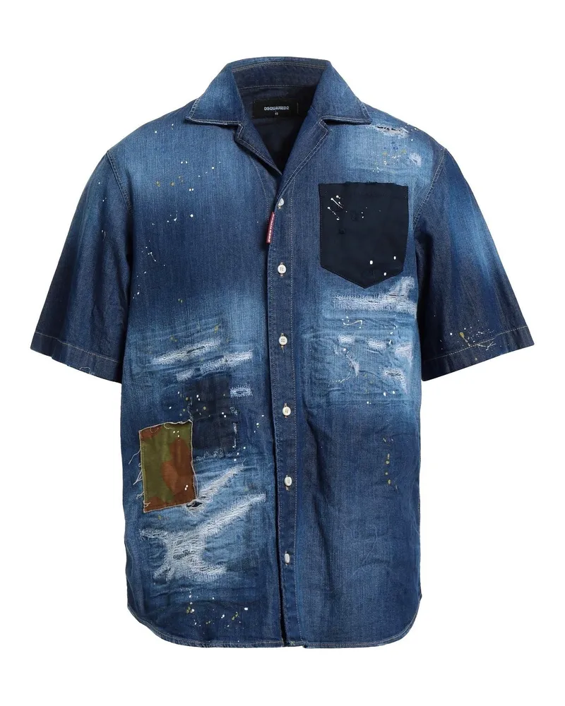 Dsquared2 Jeanshemd Blue