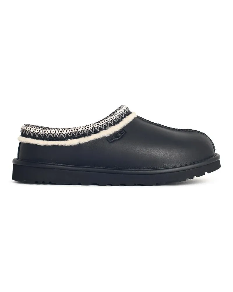 UGG Tasman' Black Lear Pantoffeln Black
