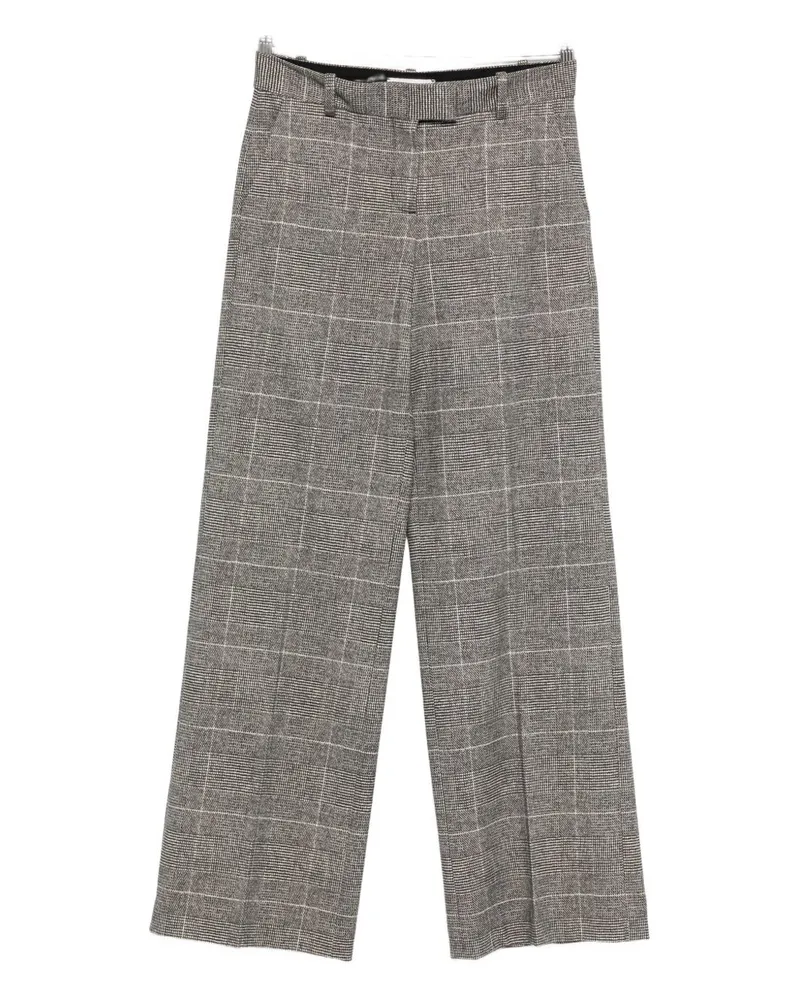 CIRCOLO 1901 Baumwollweite Hosen mit weitem Bein Black