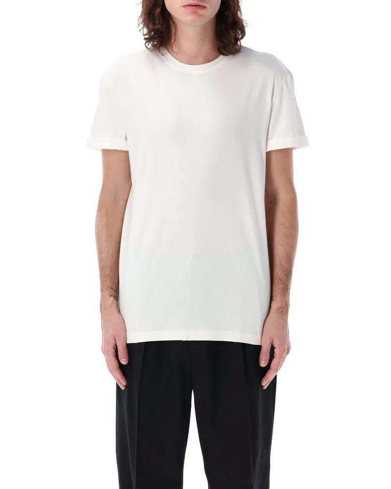 Golden Goose T-Shirts und Polos Weiß White