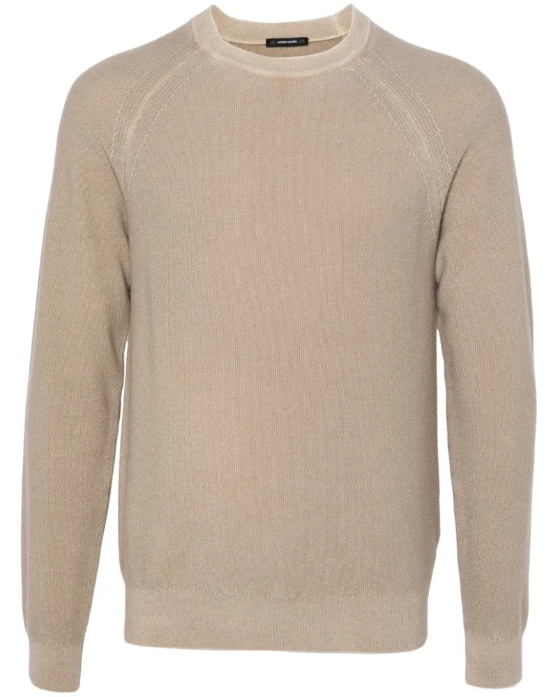 Jacob Cohën Cashmere Crewneck -Pullover Grey