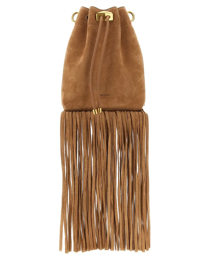 Jimmy Choo Cinch' Mini Eimer -Tasche Brown