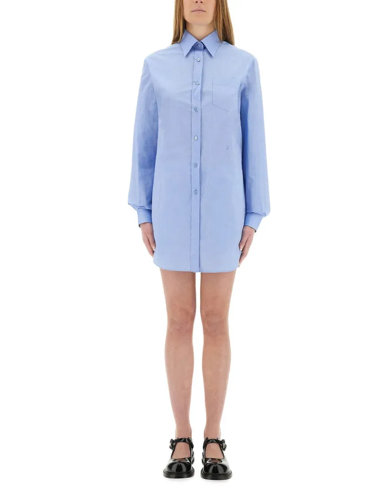 Moschino Poplin -Chemise -Jumpsuit Baby