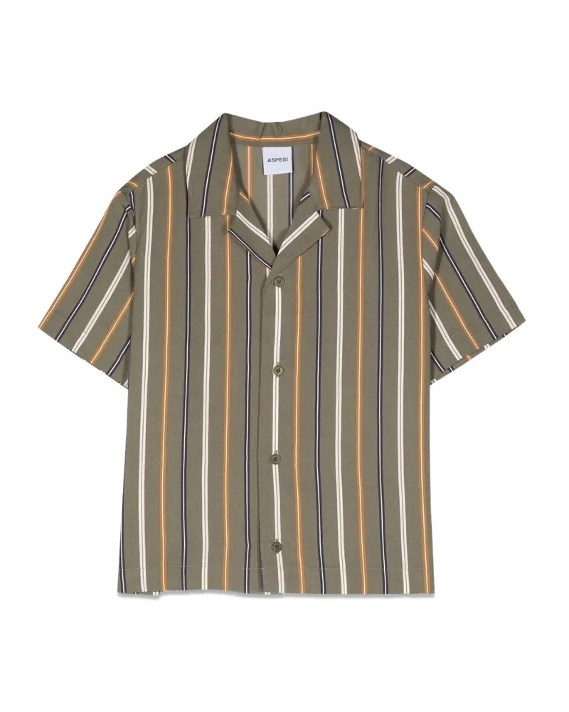 ASPESI kurzärmeliges Hemd Green