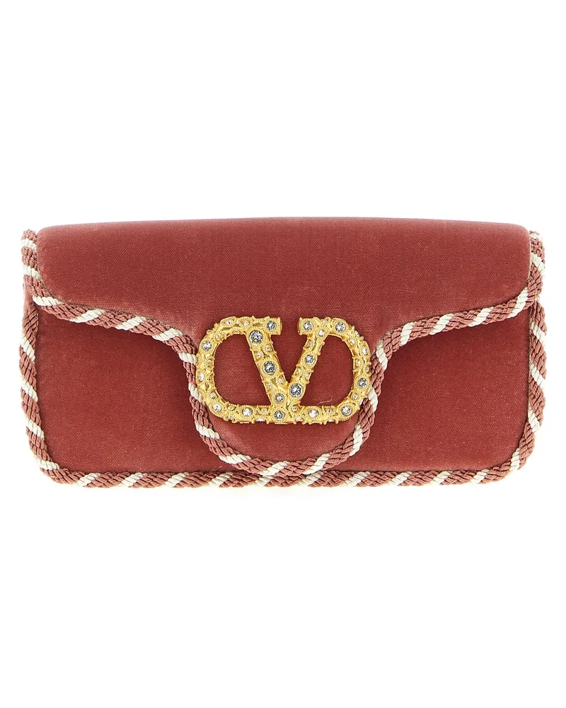 Valentino Garavani Valentino Garavani 'Locò' Clutch -Tasche Pink
