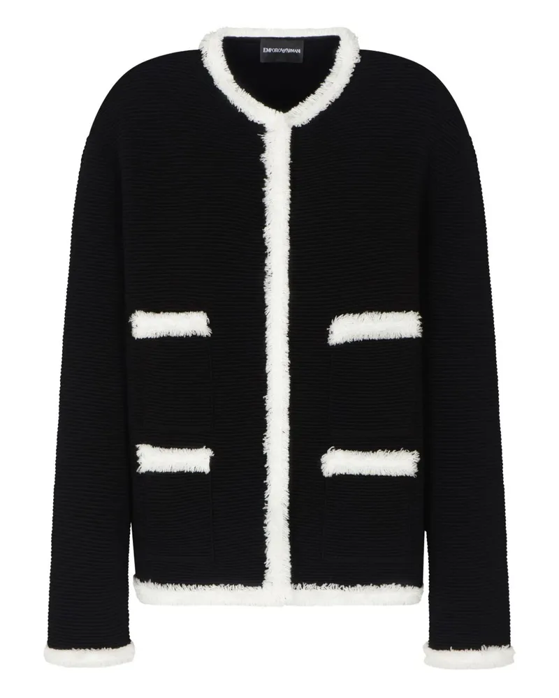 Emporio Armani Crewneck Blazerjacke Black