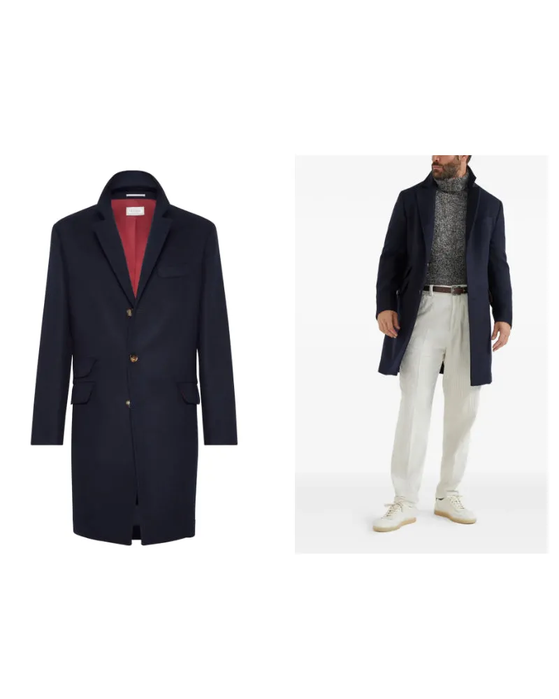 Brunello Cucinelli Mäntel Navy