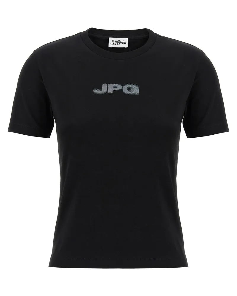 Jean Paul Gaultier The Black JPG Baby Tee' T -Shirt Black